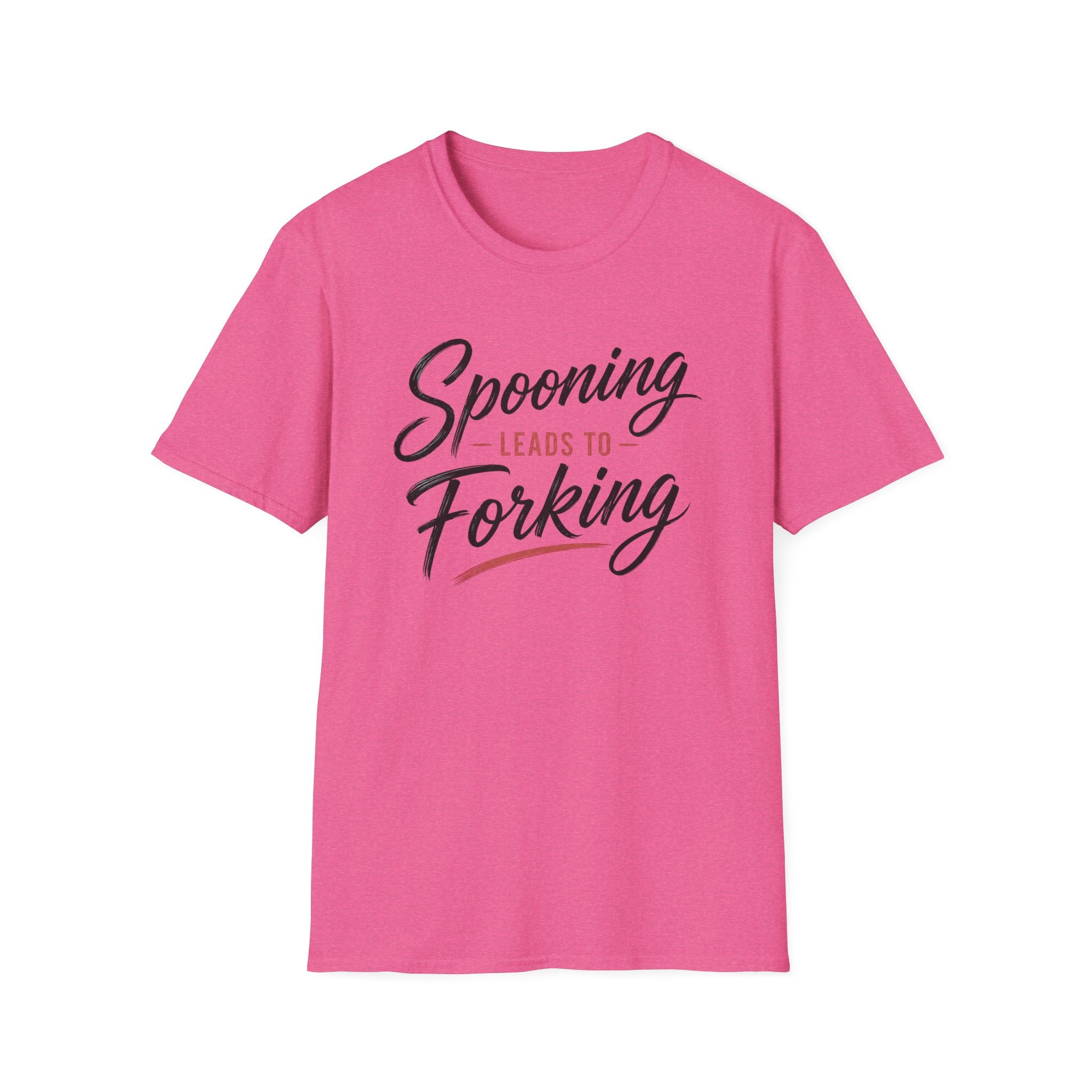 Spooning Leads To Forking T-Shirt (Dark) — Funny Chef Graphic Tee