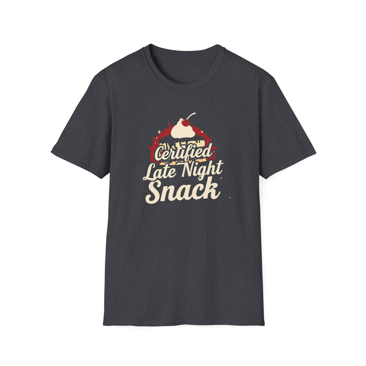 Certified Late Night Snack T-Shirt — Funny Chef Graphic Tee