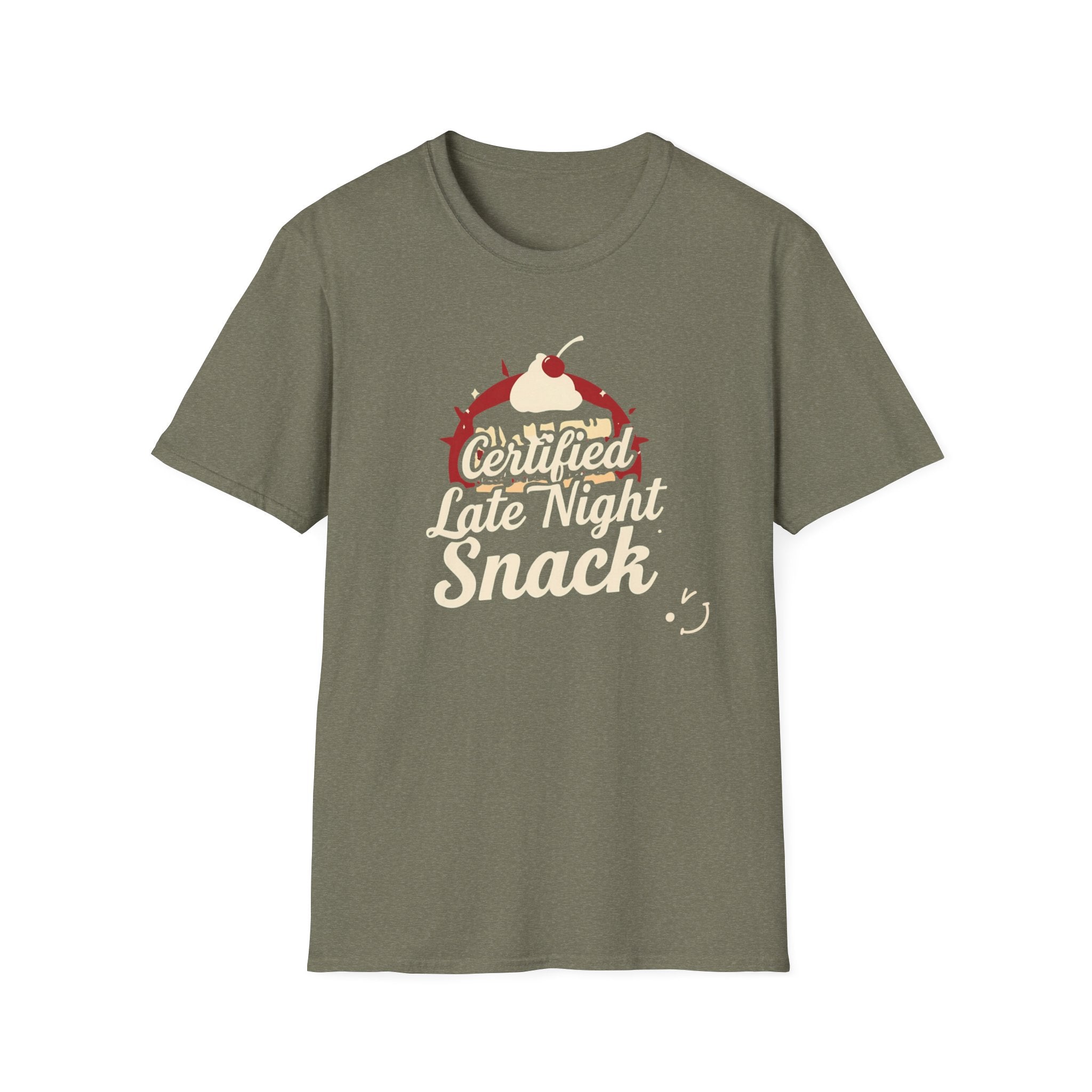 Certified Late Night Snack T-Shirt — Funny Chef Graphic Tee