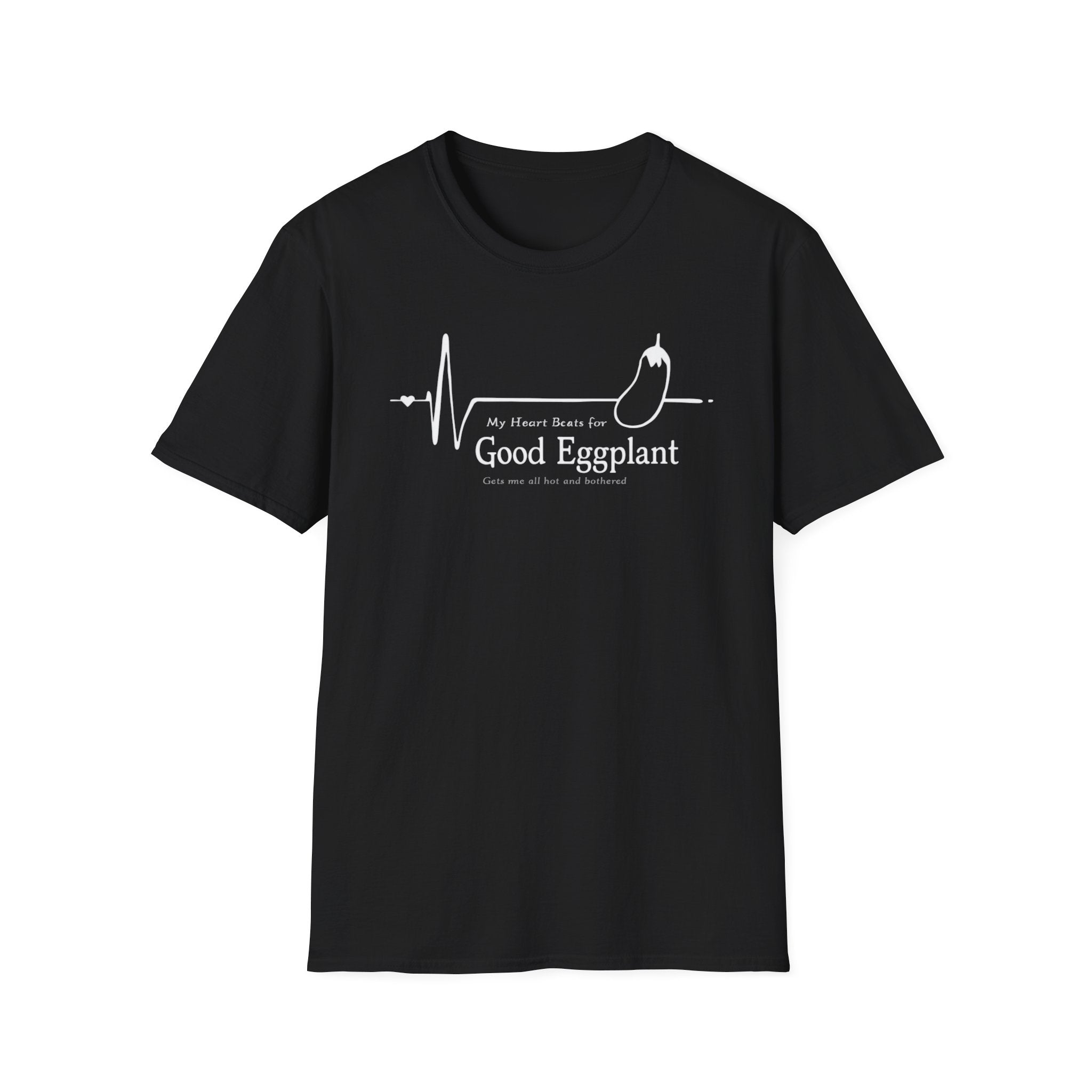 My Heart Beats For Good Eggplant T-Shirt — Funny Chef Graphic Tee