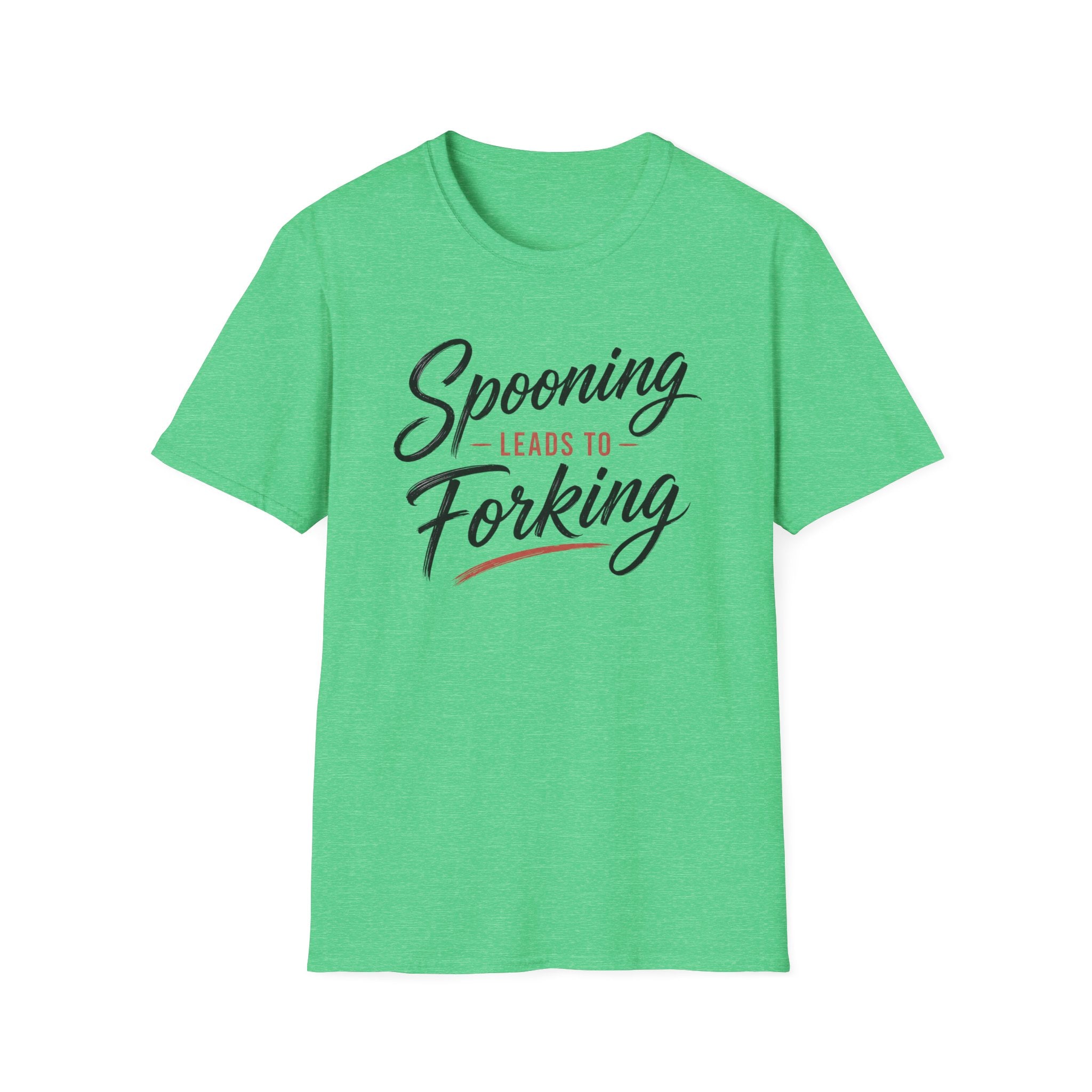 Spooning Leads To Forking T-Shirt (Dark) — Funny Chef Graphic Tee