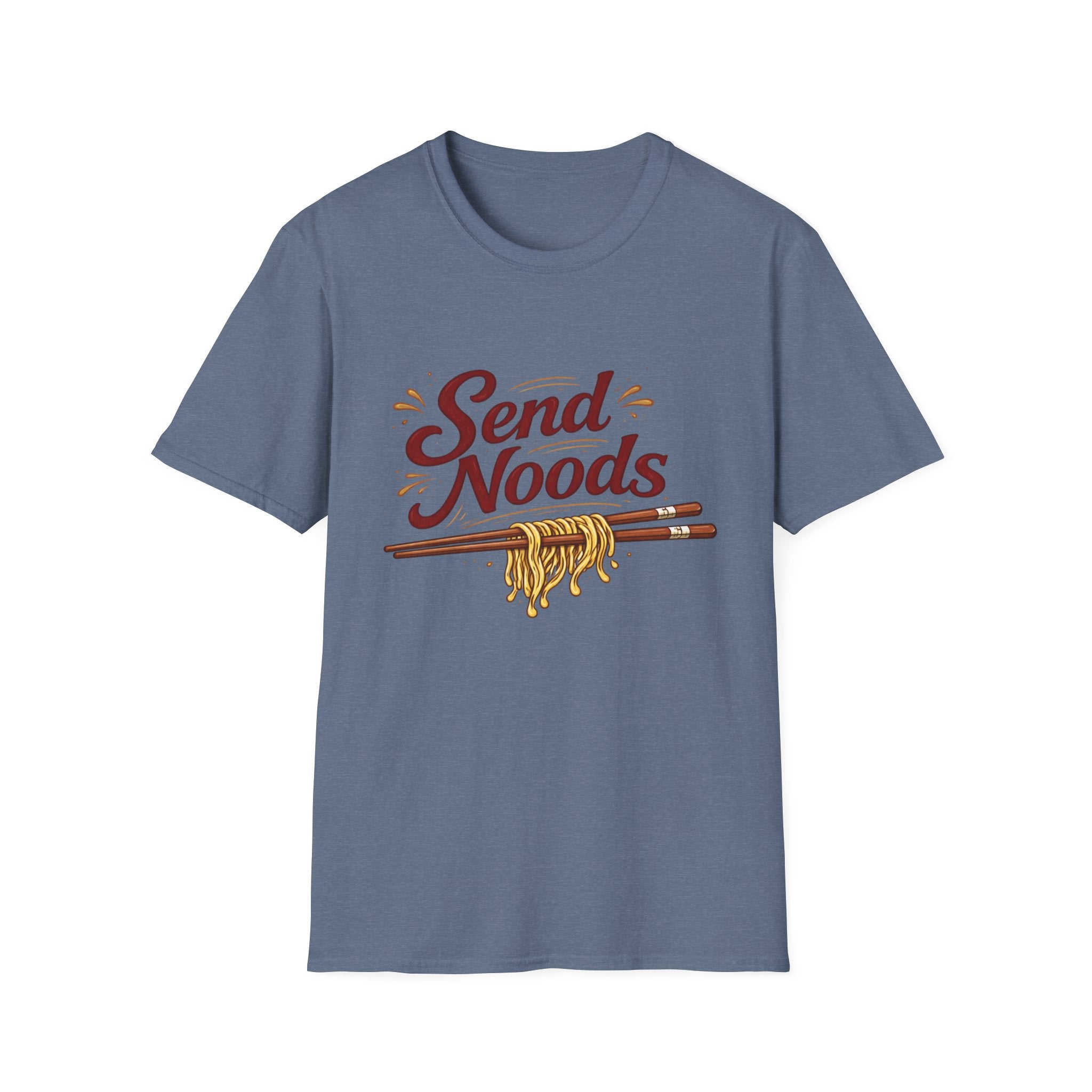 Send Noods (Light) T-Shirt | Dirty Spoon Culinart Design