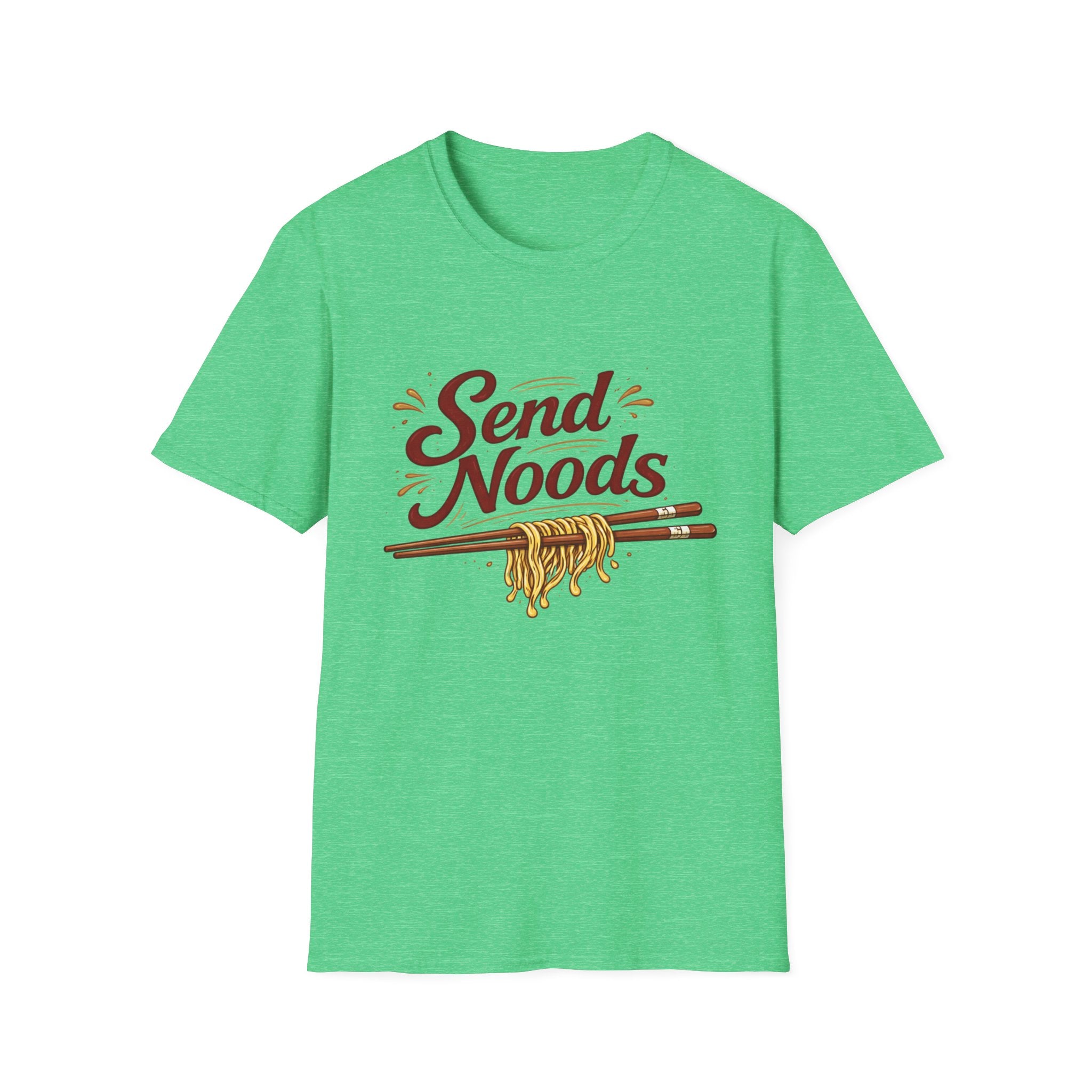 Send Noods (Light) T-Shirt | Dirty Spoon Culinart Design