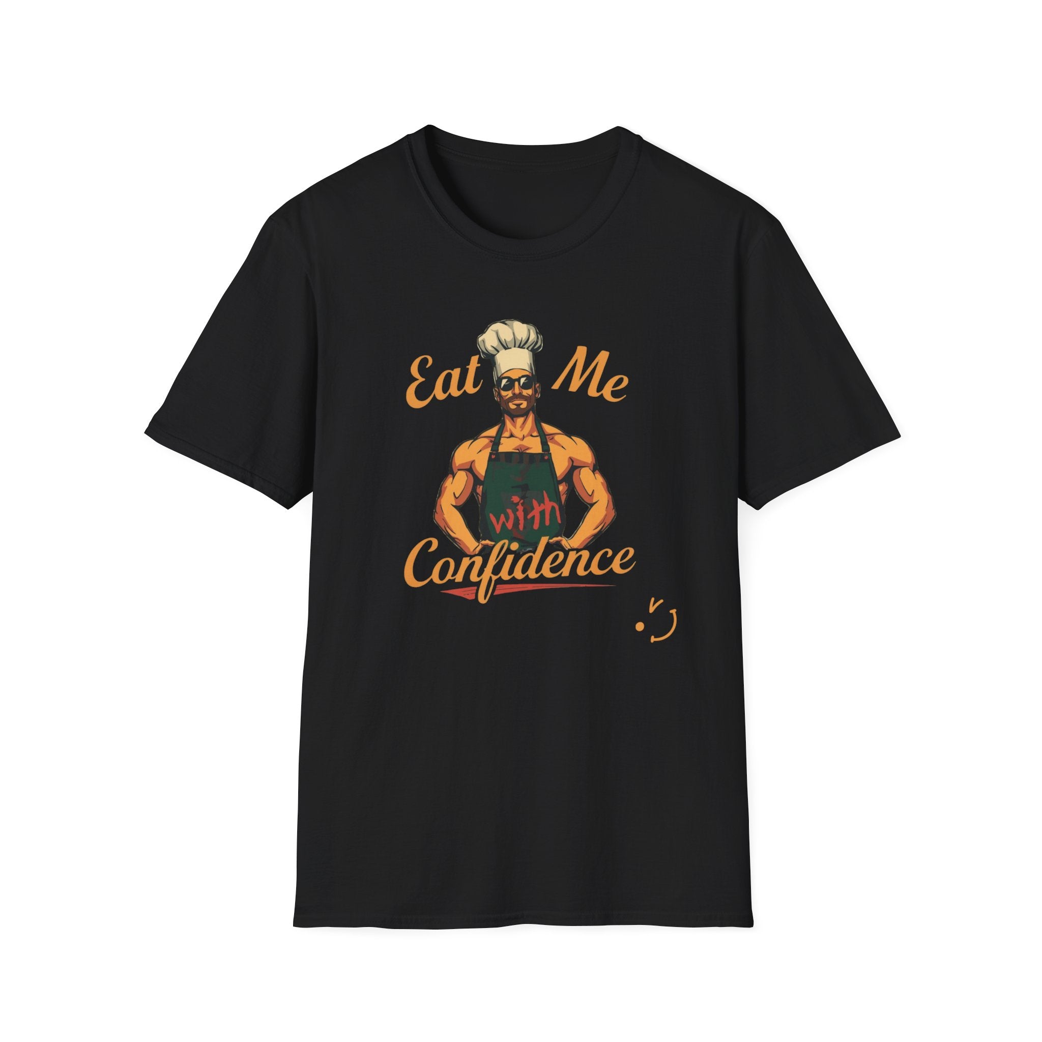 Eat Me With Confidence T-Shirt — Funny Chef Graphic Tee
