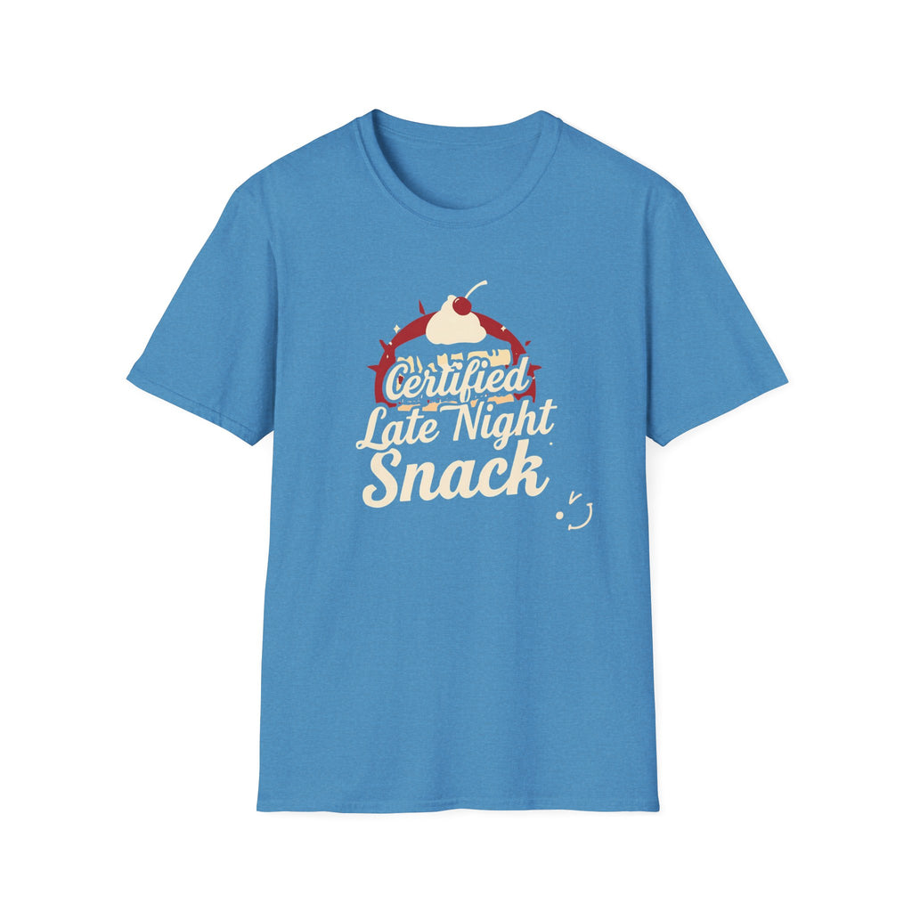 Certified Late Night Snack T-Shirt — Funny Chef Graphic Tee
