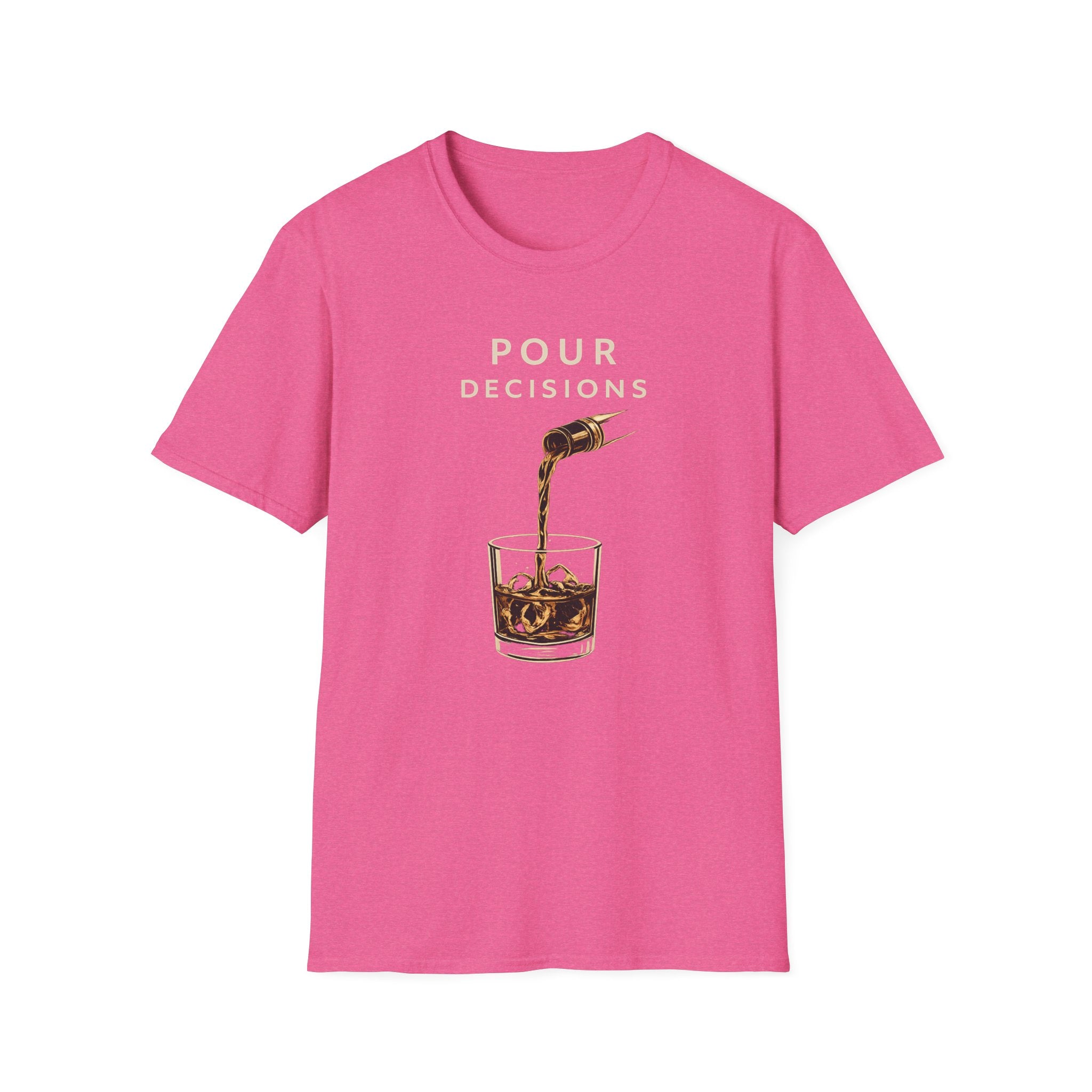 Pour Decisions Culinary Tshirt (Light) | Fun, Flirty, Risqué Cooking Shirt