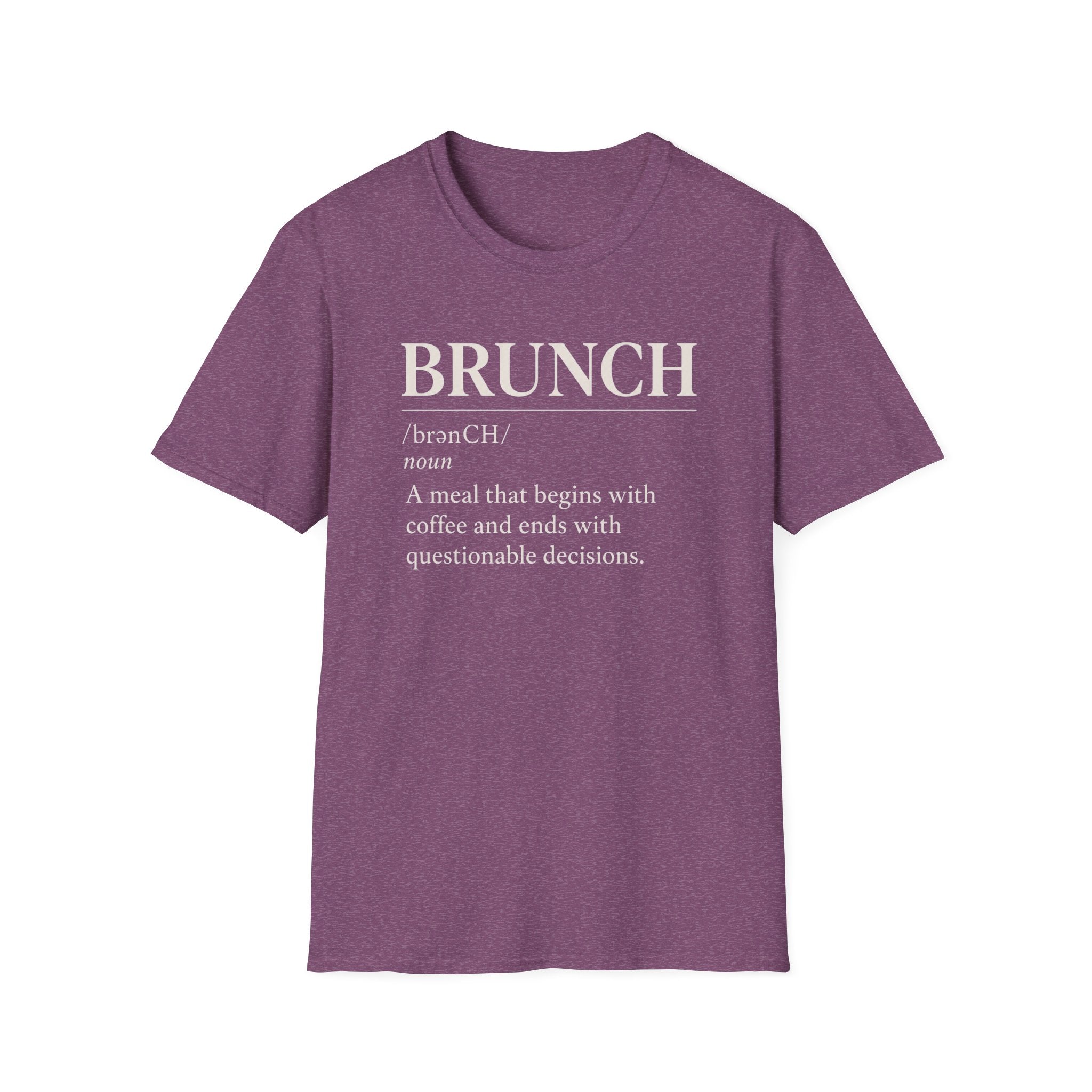 Brunch Definition T-Shirt — Funny Risqué Culinary Tee for Brunch Lovers